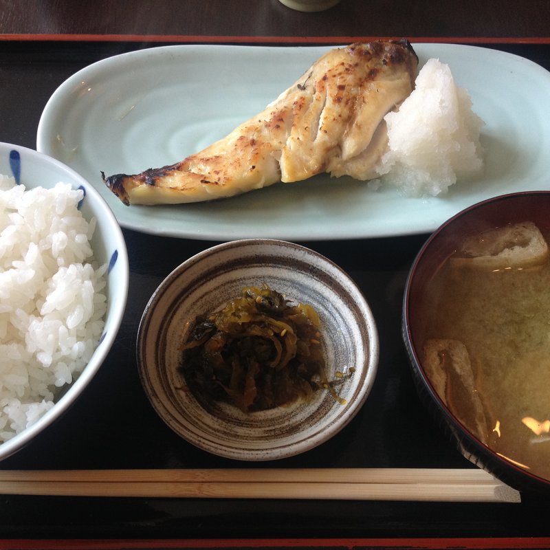 黒ムツ西京焼き定食(和食 斉とう)