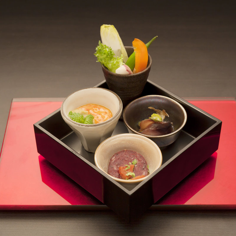 前菜の4種盛り(Cucina Italiana Inizio)