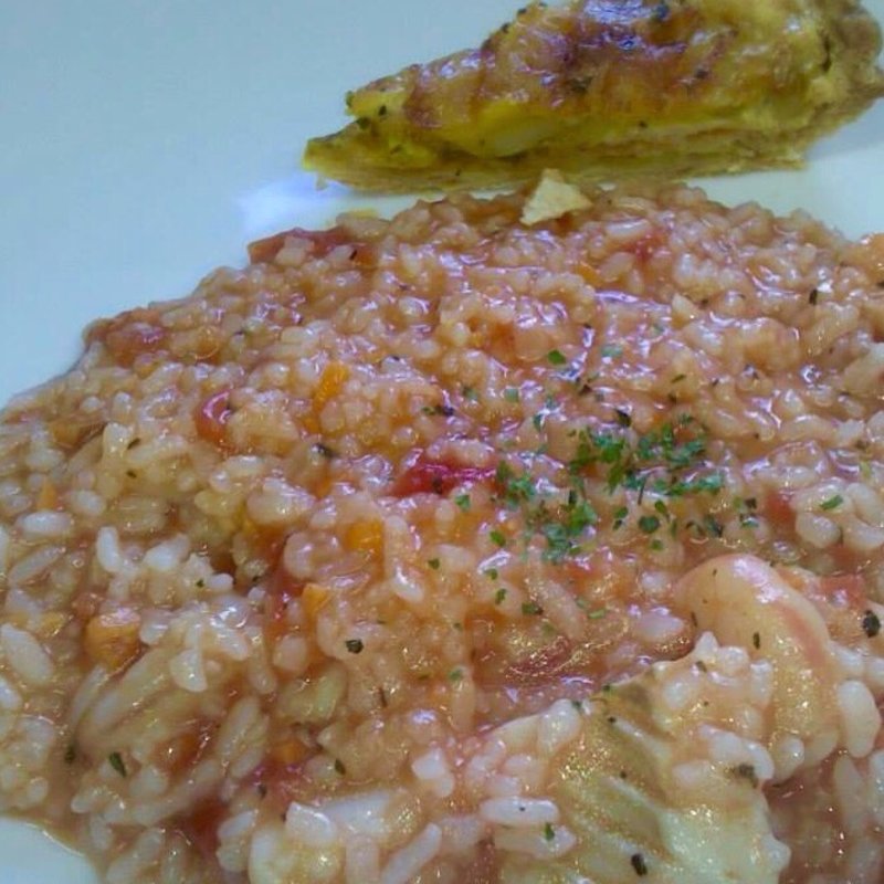 シーフードのトマトリゾット(ｃａｆｅＳｈｅｅｐ)