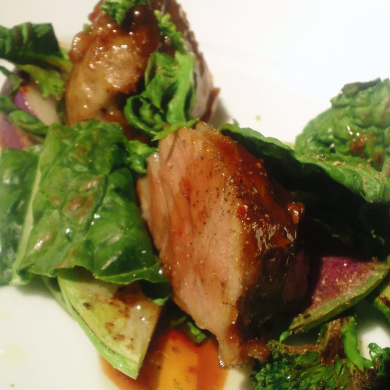 和牛のグリル(カリフォルニアワインガーデン)