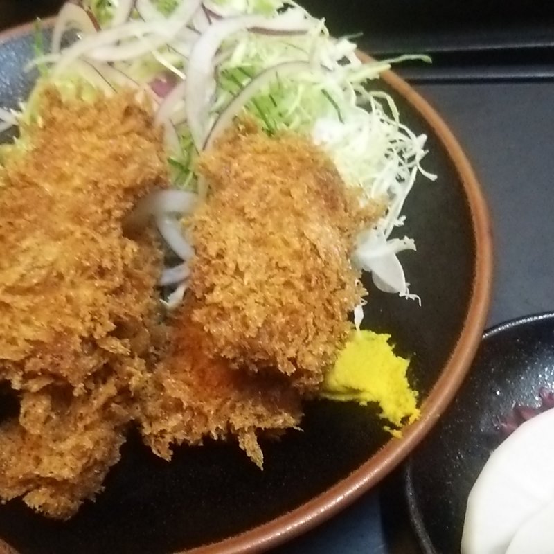 イカフライ定食(天かつ)