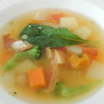 前菜のスープ(トラットリア ルチアーノ)