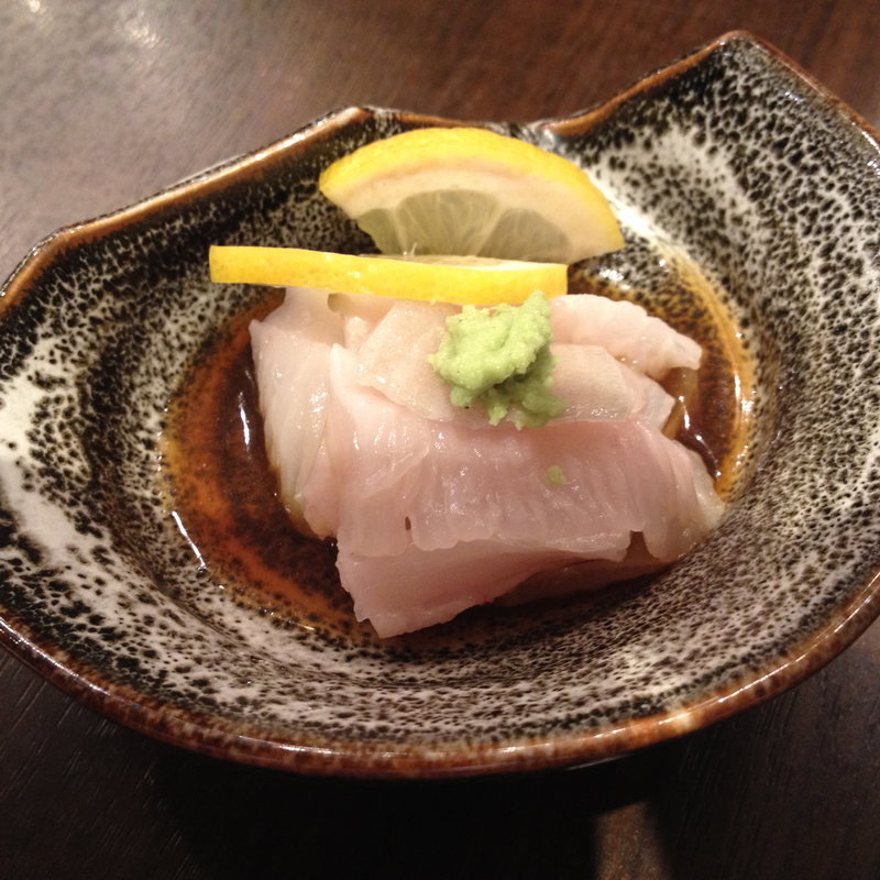 平目エンガワ(俺の割烹 銀座本店)