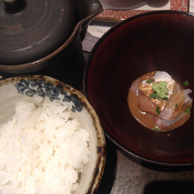 鯛のぶぶ茶漬け(俺の割烹 銀座本店)