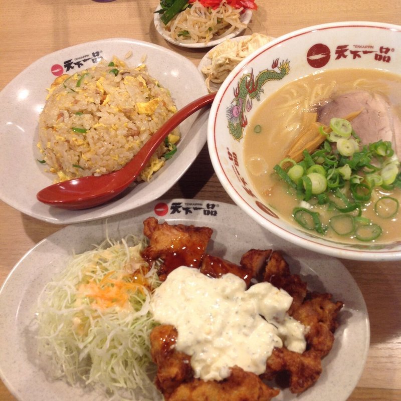 ラーメン定食(天下一品)