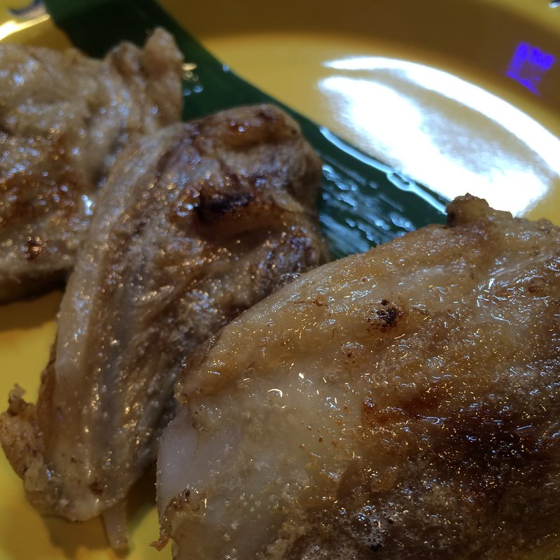 豚腹のネギ塩ダレ(居酒屋 る ちゃん )