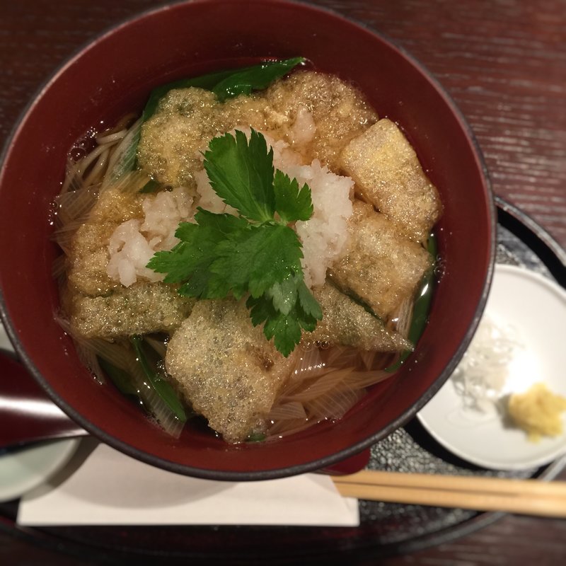 九条ネギと鬼おろしの蕎麦(勢揃坂 蕎 ぎん清 （ぎんせい）)