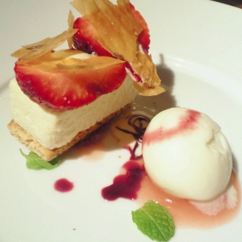 チーズケーキ(カリフォルニアワインガーデン)