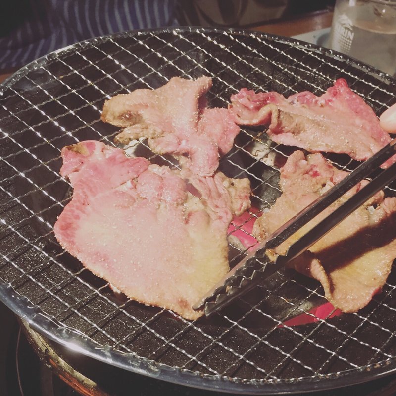 塩タン(炭火焼肉七輪 池田店)