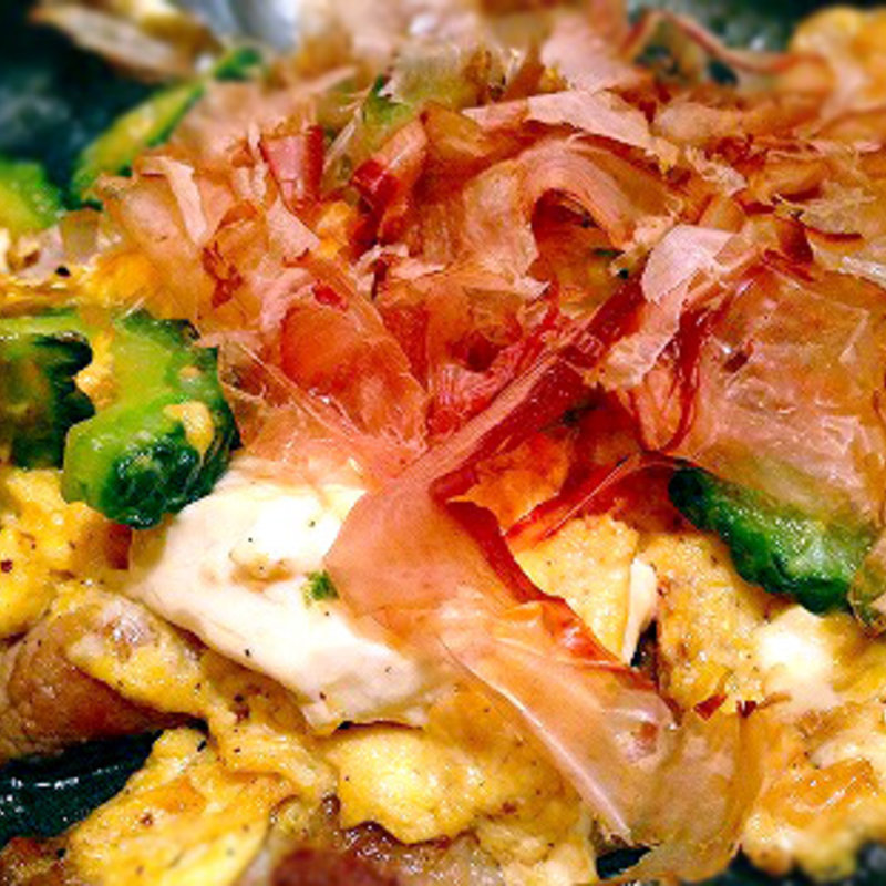 ゴーヤチャンプル(寿司・居酒家 海福 天王町店 （うみふく）)