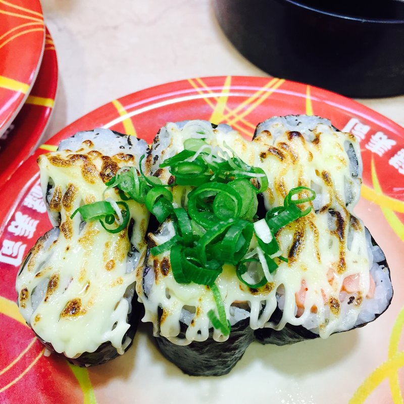 サーモンチーズ(元禄寿司)