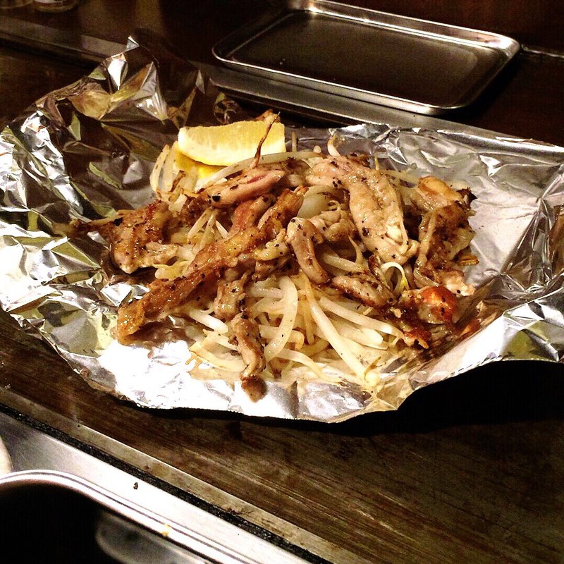 せせりの黒胡椒炒め(福えびす 道頓堀店)