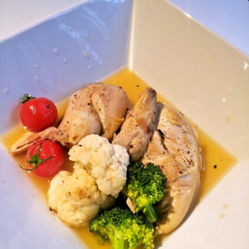 博多地鶏のヴェデット煮込み(季節料理と厳選ワイン kiki BAR 恵比寿)