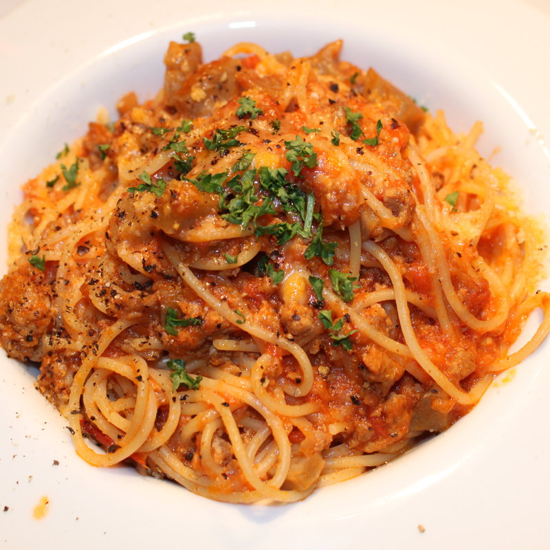 海老と香菜のトムヤムスパゲティ(季節料理と厳選ワイン kiki BAR 恵比寿)