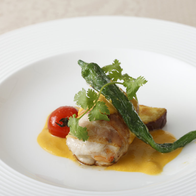 活オマール海老の特製スパイス焼き(キハチ 青山本店)