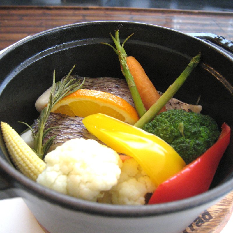 真鯛のオレンジ蒸し(クラゲストア)