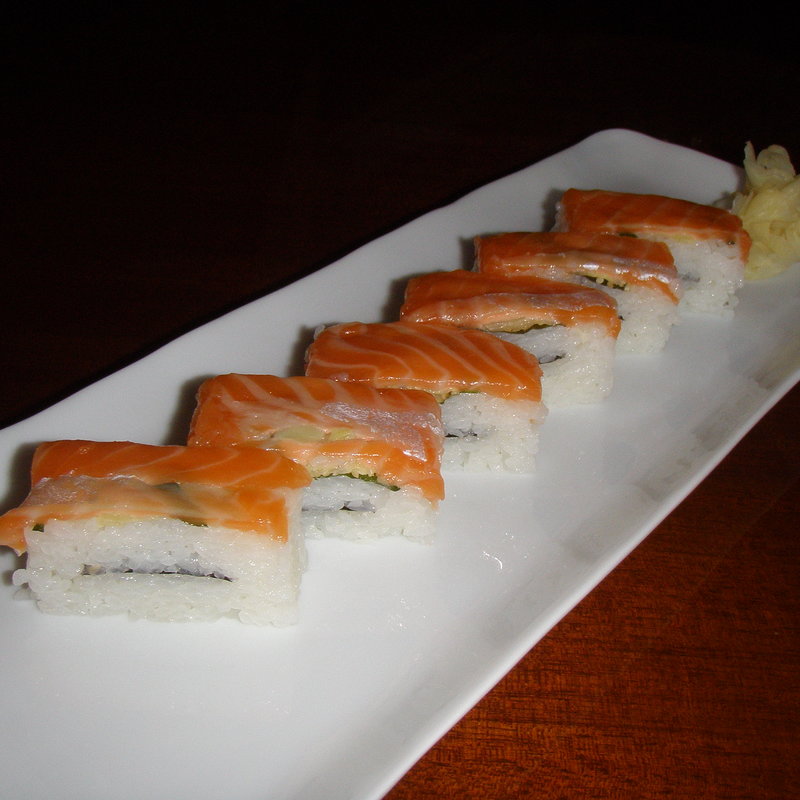 サーモンのおし寿司(鮨 込山 （スシ コミヤマ）)