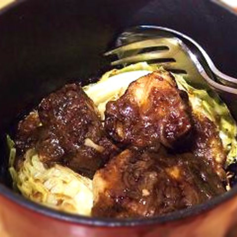 豚のバルサミコ煮(フレンチバル 来酒 （キッシュ）)