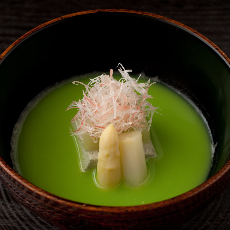 抹茶の豆腐(花楽 )