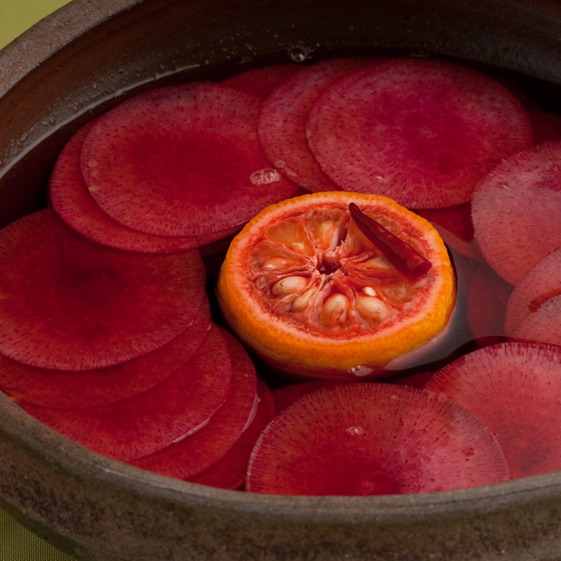 紫大根の酢漬け(花楽 )