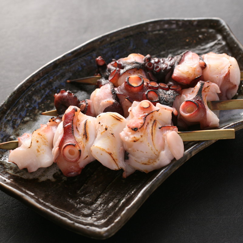 焼きタコの串焼き(海鮮ウタリ)