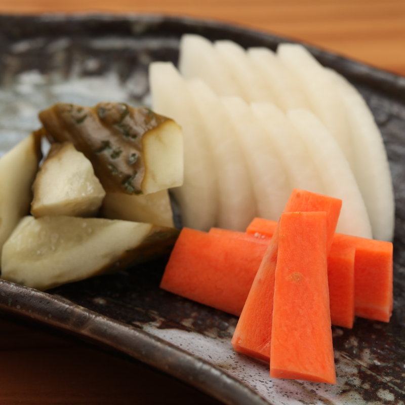 3種の漬物(海鮮ウタリ)