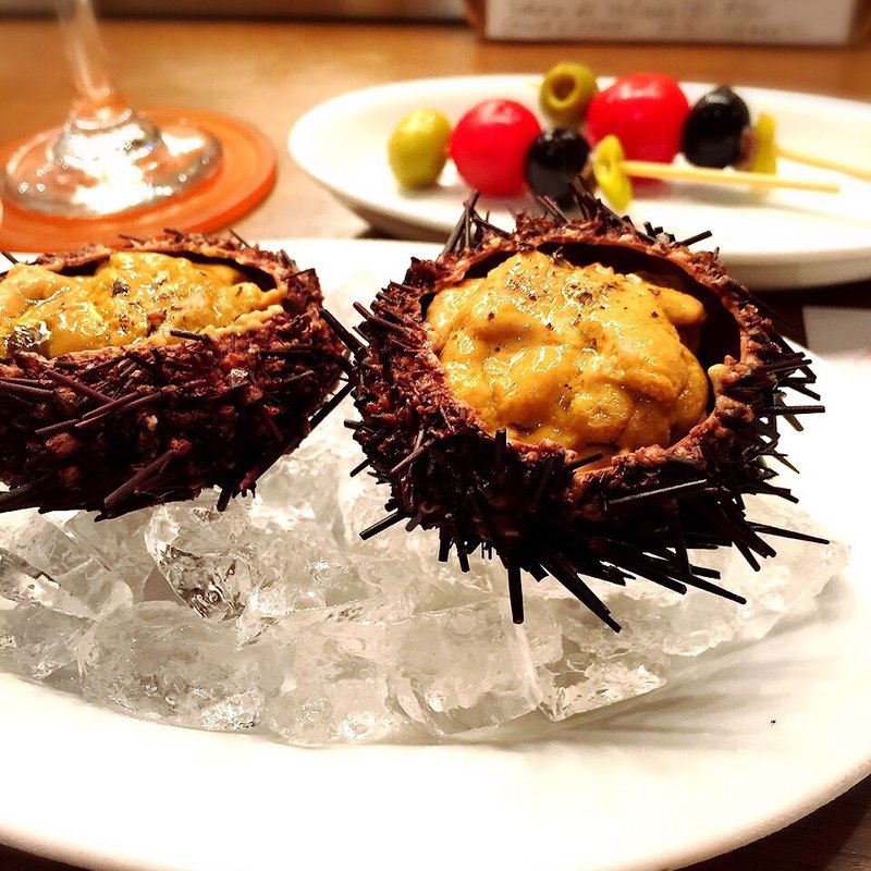 殻つきウニのプリン(エルプルポ)