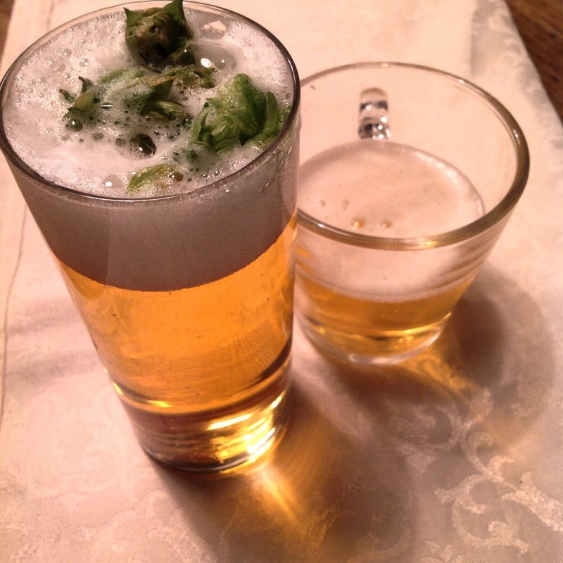 生ホップビール(自宅)