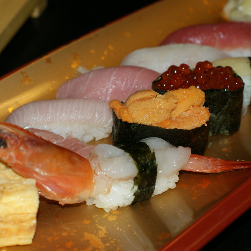 お任せ握り(築地 海宝館 勝鬨寿し 総本店)