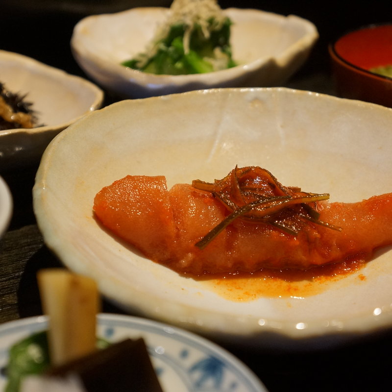 辛子明太子の炙り(古都弐)