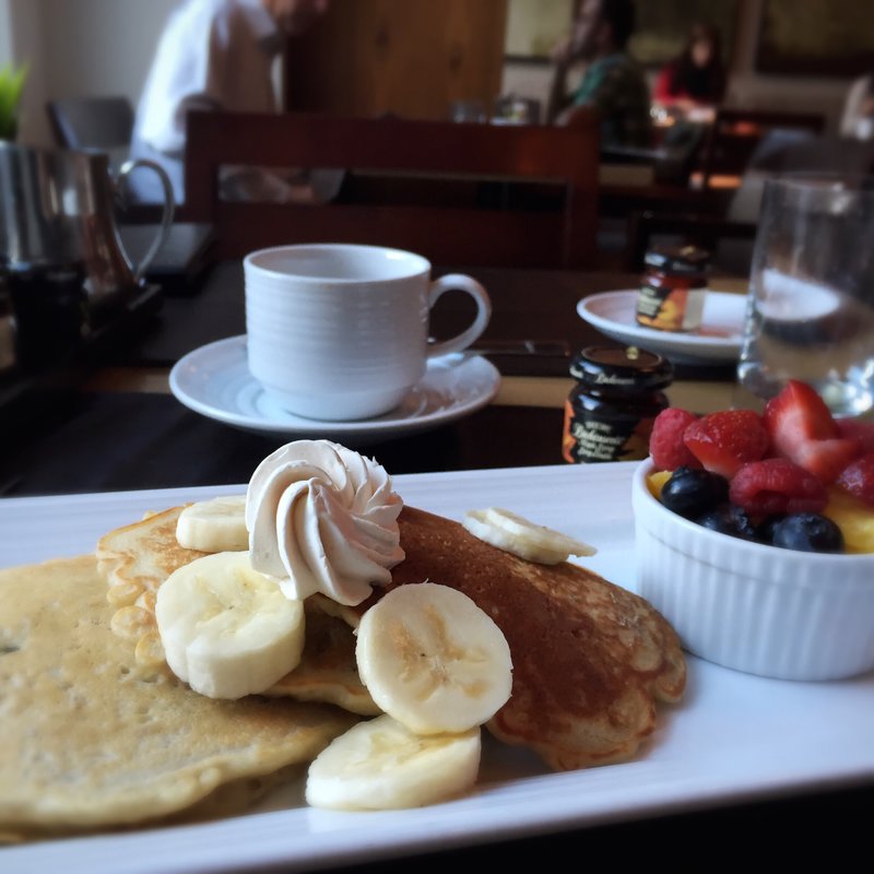 Homemade banana granola pancake (Gazette)