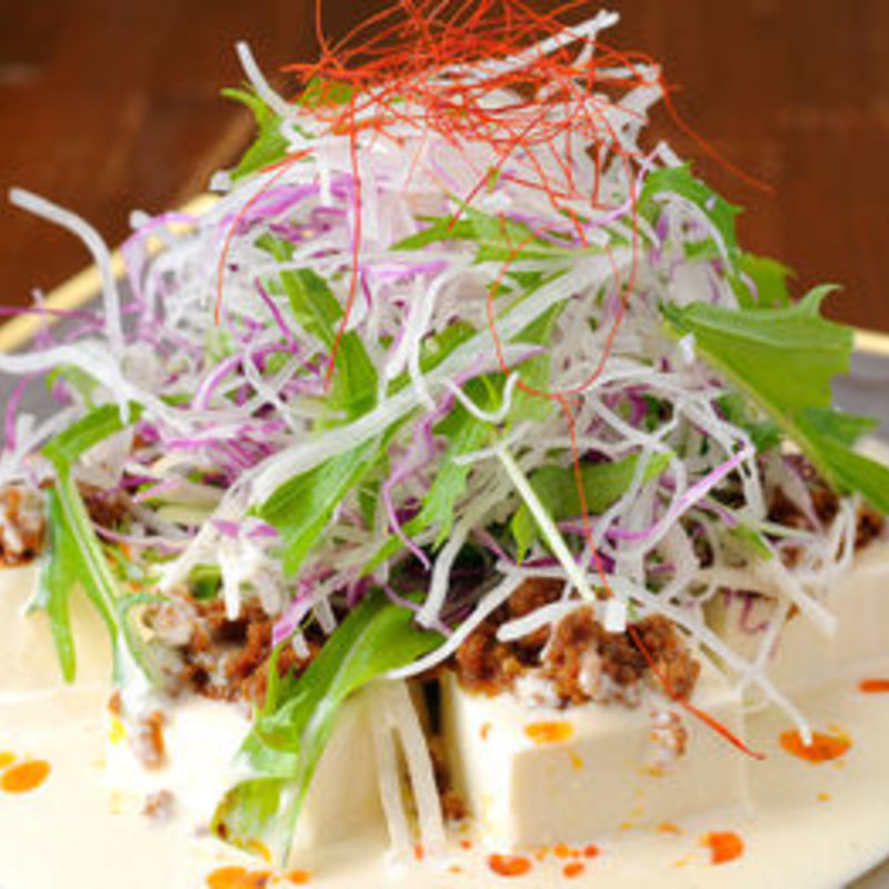 坦々豆腐(さつま鶏丸 海浜幕張店)