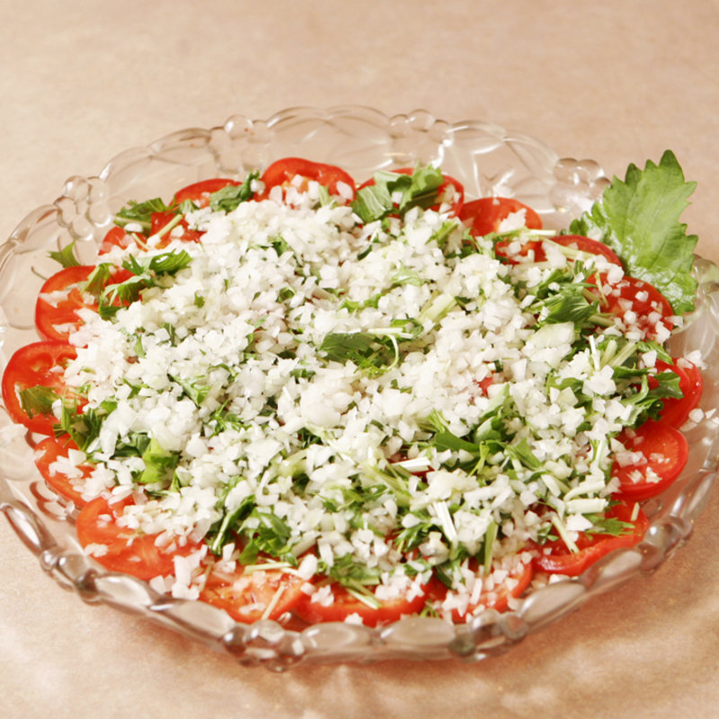 フレッシュトマト　バジル和え(香車)