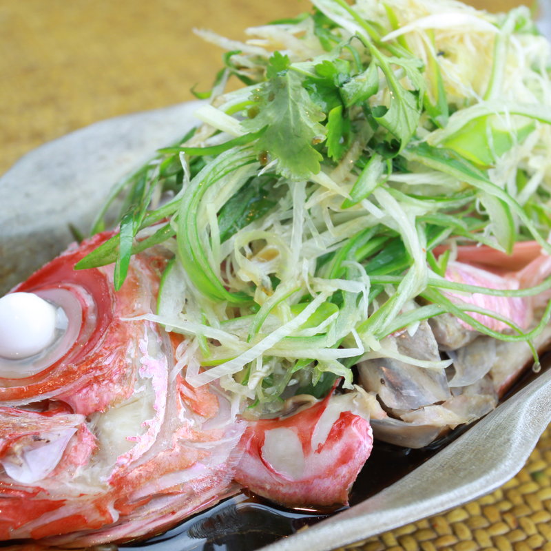 真鯛の酒蒸し(黒猫夜 銀座店)