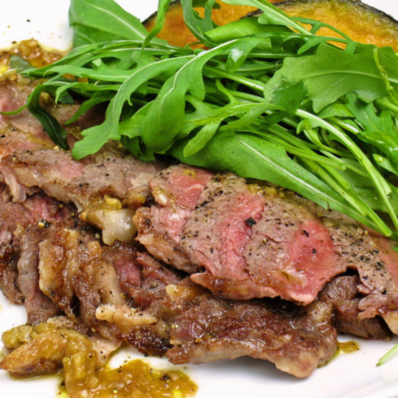 牛ロースのソテー(イタリアンダイニング カフェ ハーレーパーク)