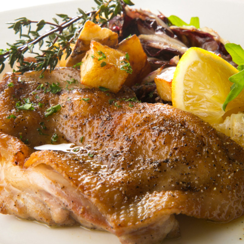 千葉県産地鶏とジャガイモのロースト(ラ・アーニー・マリス)