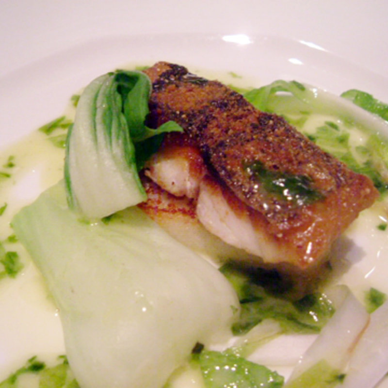 ぶりのソテー　からすみのせ(ラ・アーニー・マリス)