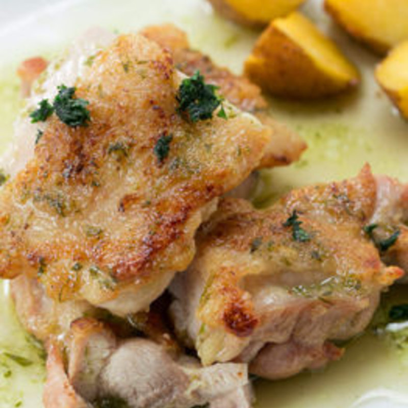 日向鶏の岩塩焼き(Dining Cafe As Domani （ダイニングカフェ アズ ドマーニ）)