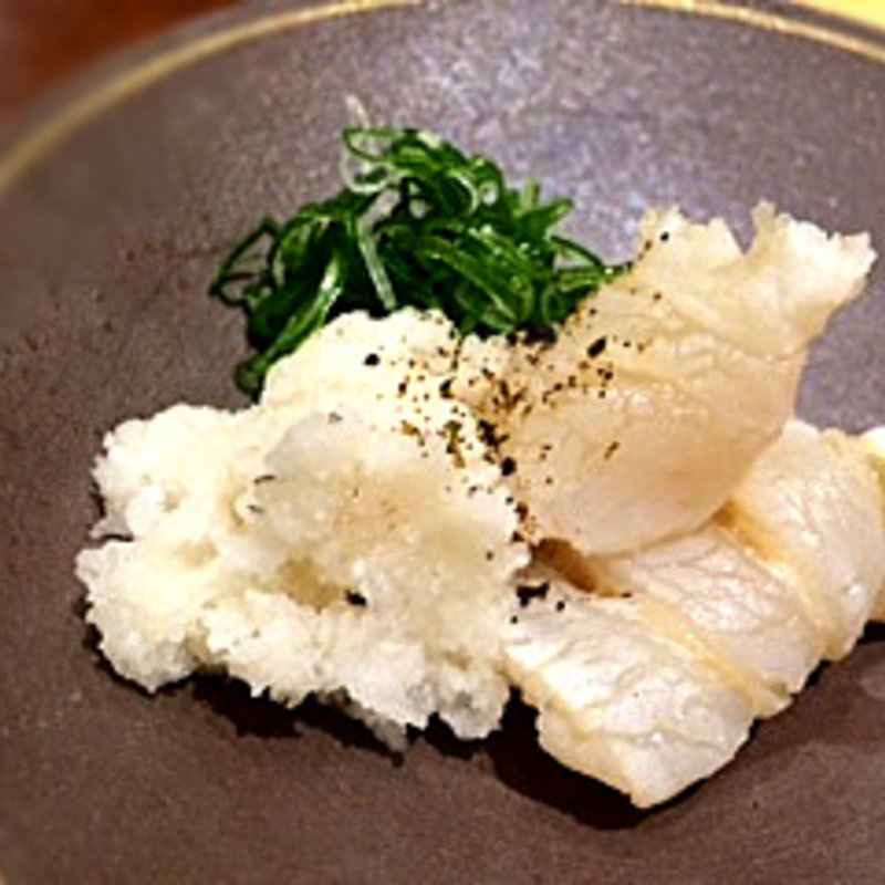 クエの炙り(鮨まぜき)