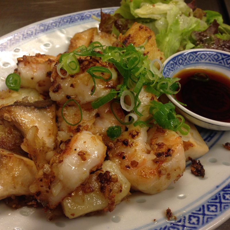 えびのガーリック炒め(なかちゃん )