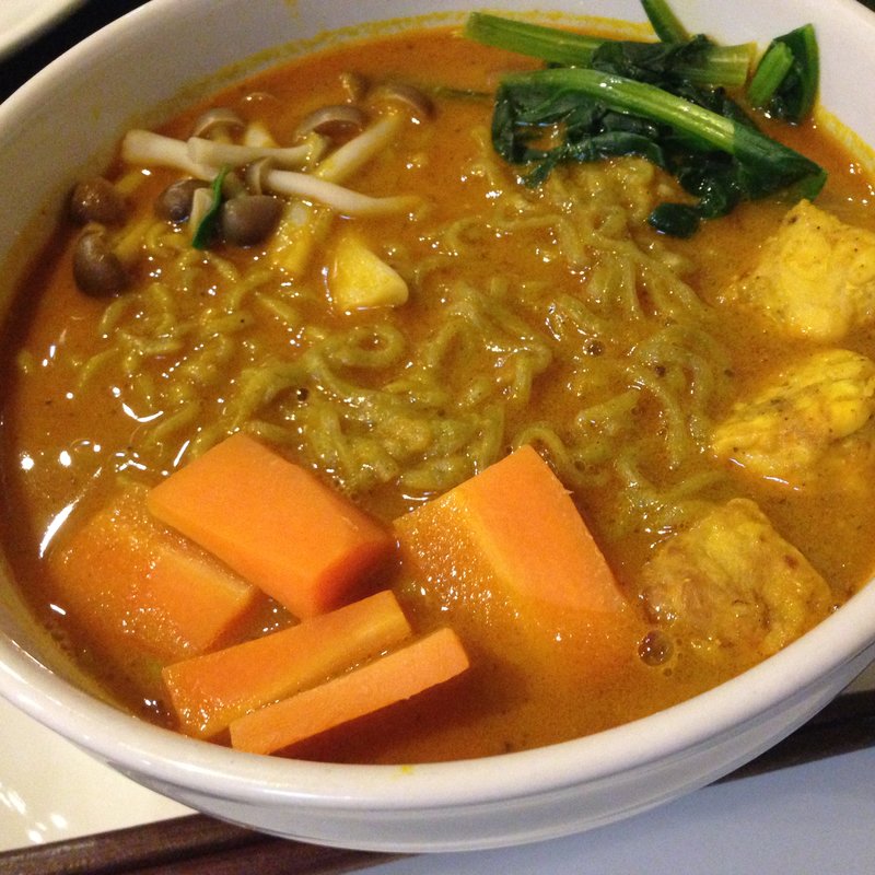 カレーヌードルセット(菜食インドレストランShama(Vegetarian Indian Restaurant Shama))