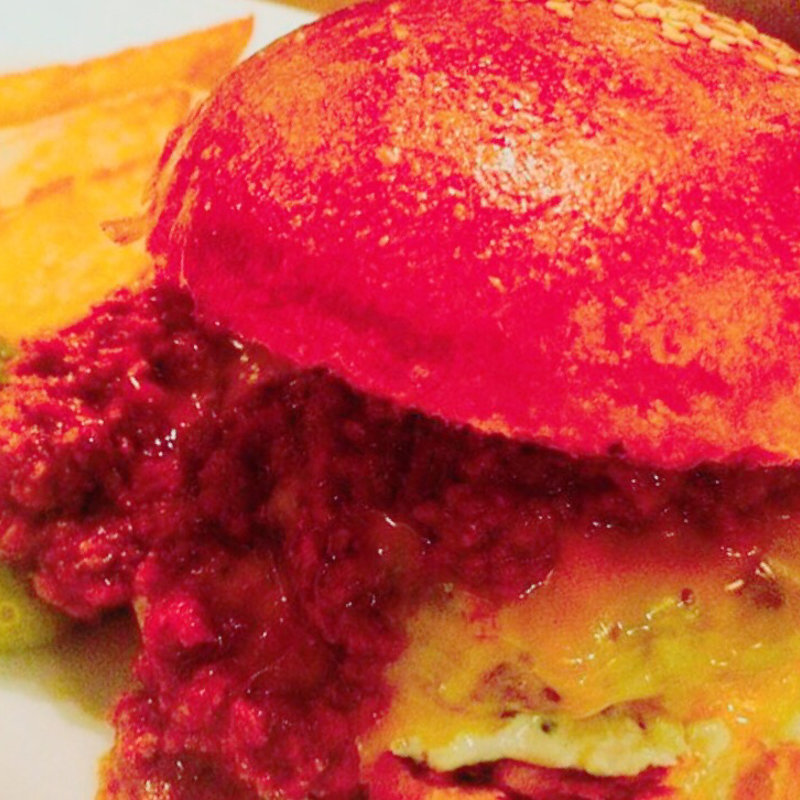 ミートソースチーズバーガー(ブラッカウズ)