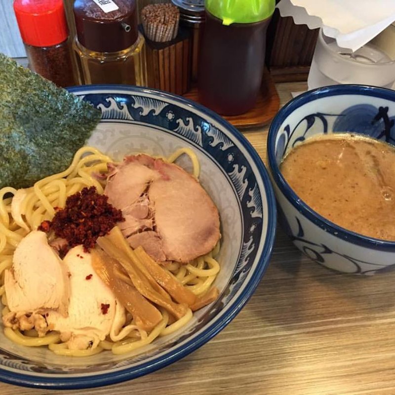 海老辛つけ麺(天想伝 楽 GAKU)