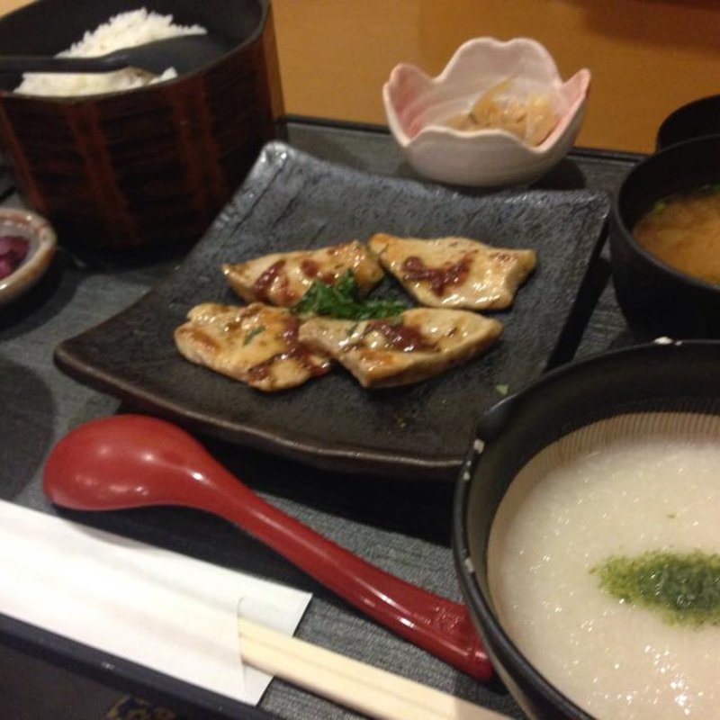 鶏の梅しそ焼き御膳(とろ麦 アバンティ店 )