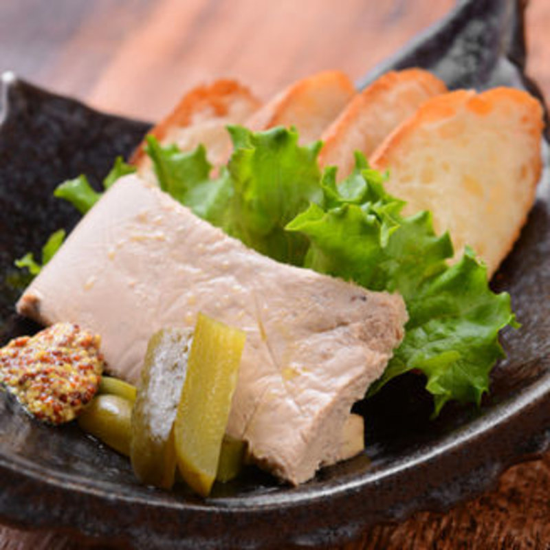 自家製 白レバーパテ(天然炭火焼鳥 鳥光國 スーク海浜幕張北口店)