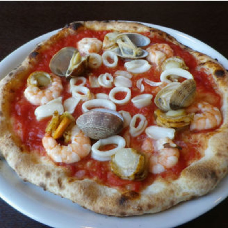 シーフードピザ(モモカフェ 東京ベイ幕張店 （MOMO CAFE【旧店名】パンピーナ）)