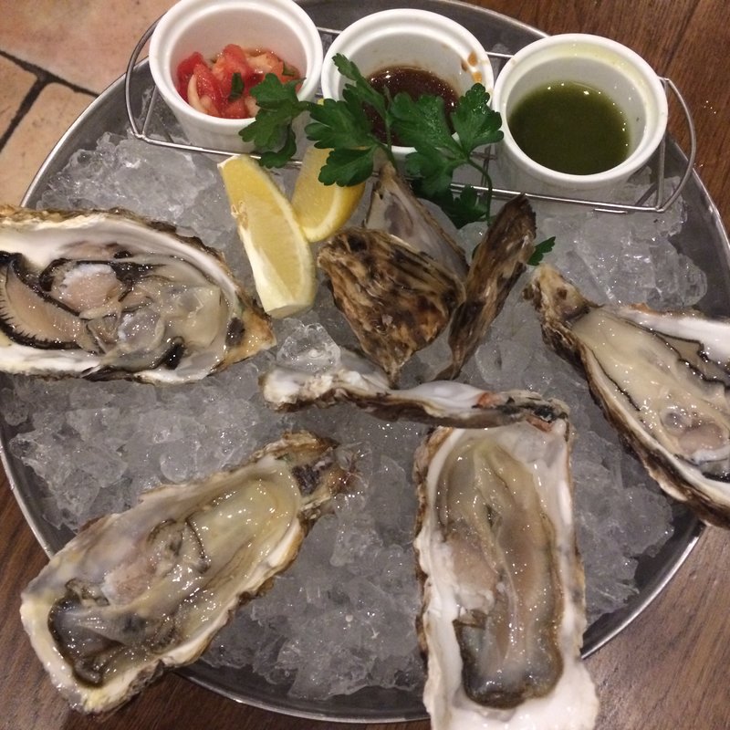 OSTRAS　PLATTER　　　M　4piece(spanish Italian Azzurro520+cafe　-costa de terraza- （スパニッシュ　イタリアン　アズーロ　ゴーニーゼロ　プラス　カフェ　コスタ　デ　テラッツァ）)