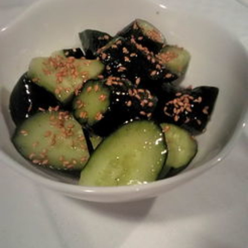 たたきキュウリ明太子和え(銀シャリ家 御飯 炊ける プレナ幕張店 )