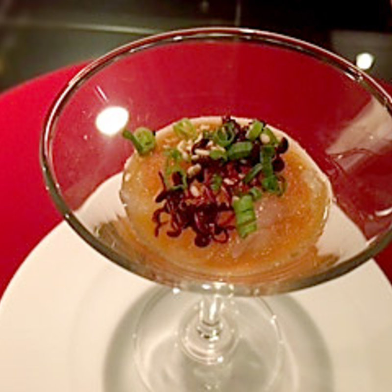 きくらげと蓮根の冷製(ブラン ル ピース)