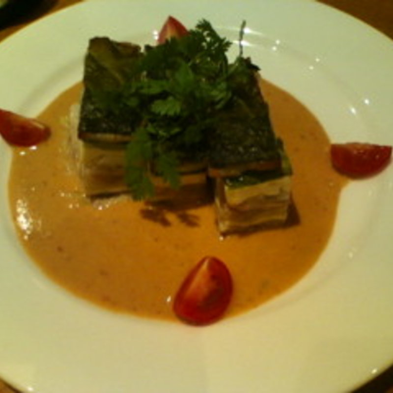 キャベツと豚バラのミルフィーユ焼き(なか川 東風庵)